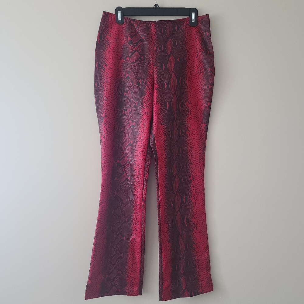 Vintage snake print pants